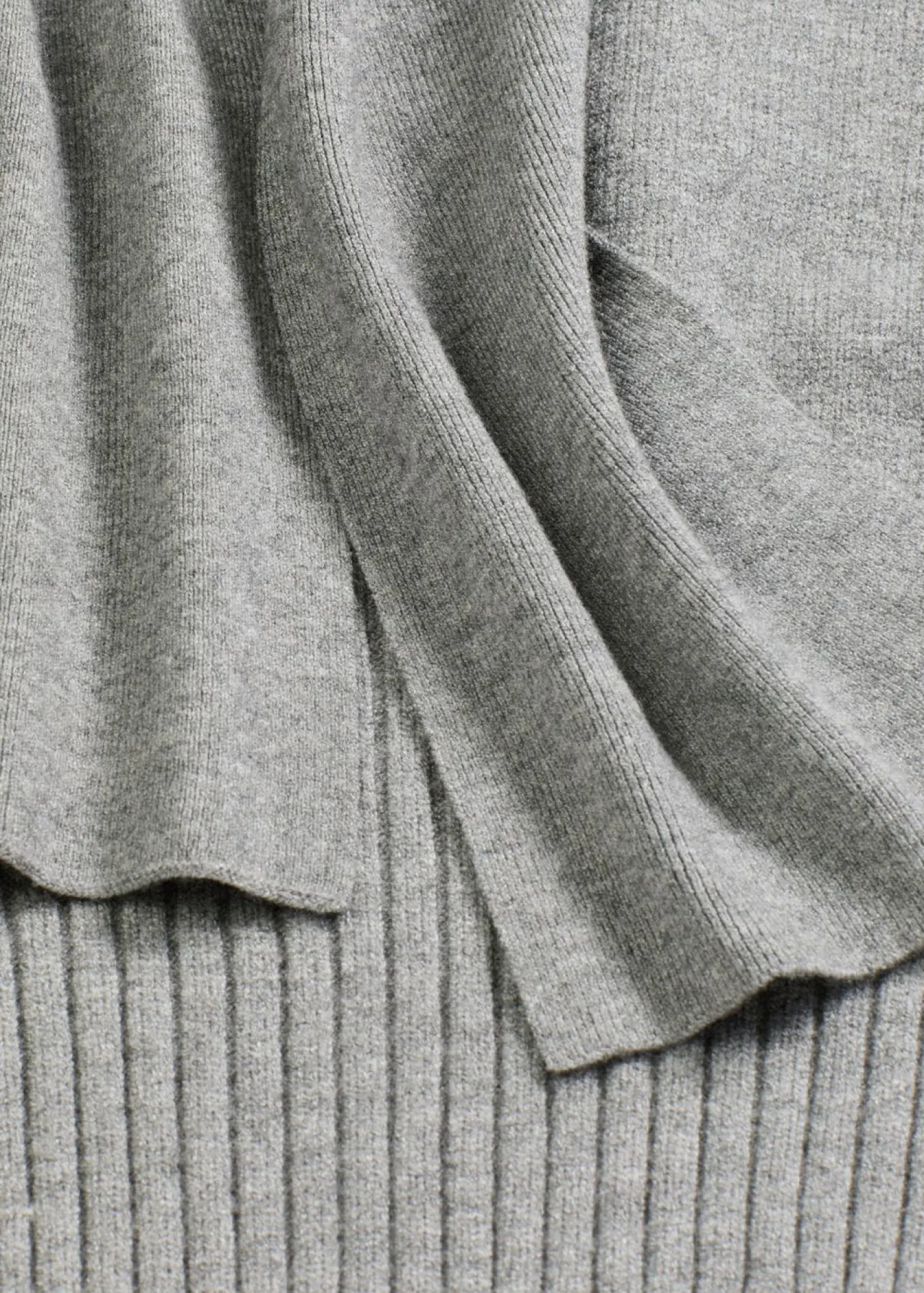 bonprix bonprix Jersey holgado de mezcla de viscosa suave Gris jaspeado Sale