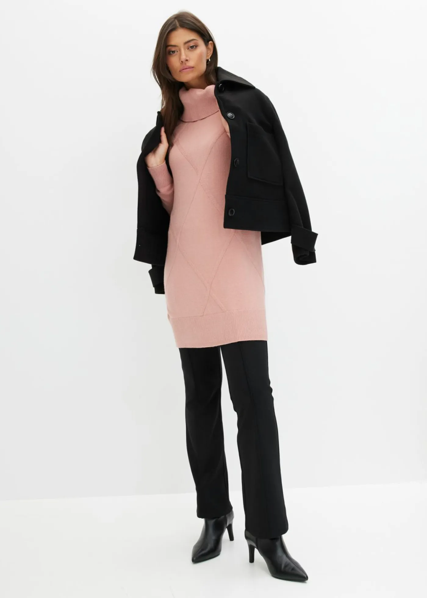 bonprix bonprix Jersey largo Rosa vintage Hot