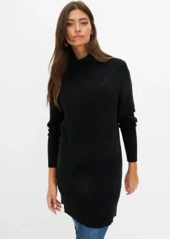 bonprix bonprix Jersey largo Negro Hot