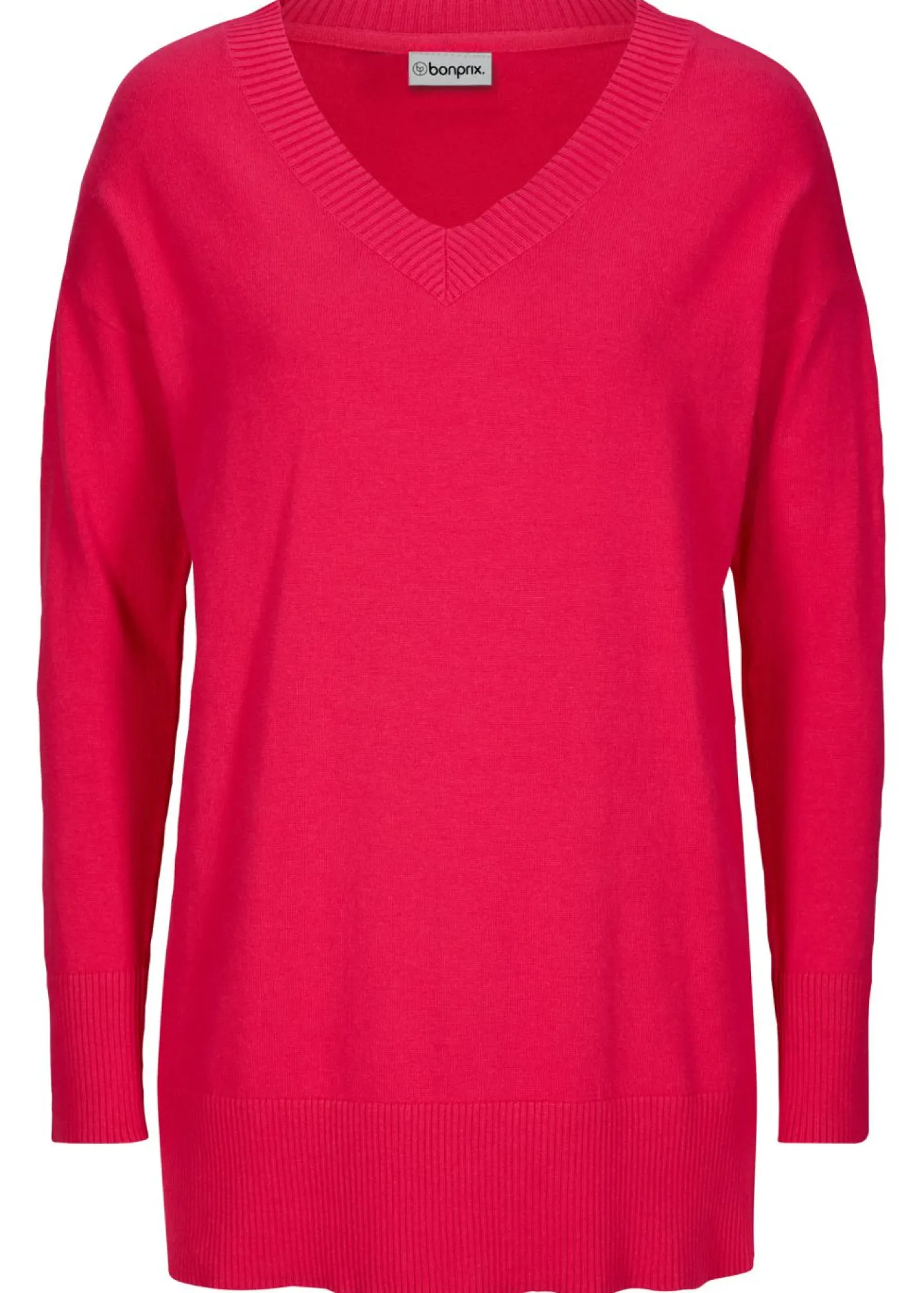 bonprix bonprix Jersey largo Rojo granate Sale