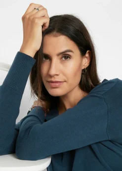 bonprix bonprix Jersey largo Azul marino Outlet