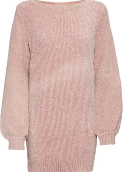 bonprix bonprix Jersey largo de chenilla Rosa vintage Discount