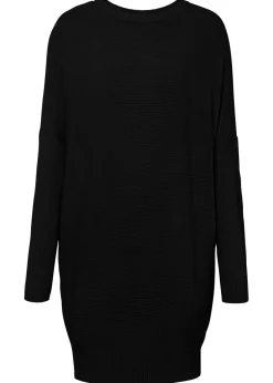 bonprix bonprix Jersey largo de mezcla de viscosa Negro Clearance