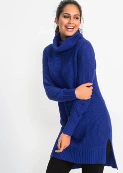 bonprix bonprix Jersey largo de punto Azul zafiro Hot