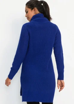 bonprix bonprix Jersey largo de punto Azul zafiro Hot