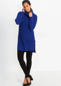 bonprix bonprix Jersey largo de punto Azul zafiro Hot