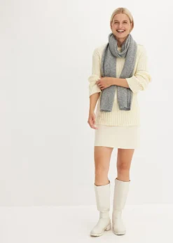 bonprix bonprix Jersey oversize Blanco-crema Outlet
