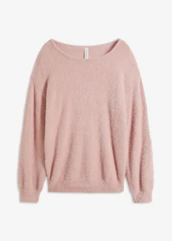 bonprix bonprix Jersey oversize Rosa ceniza Online