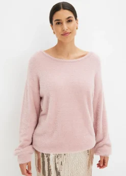bonprix bonprix Jersey oversize Rosa ceniza Online