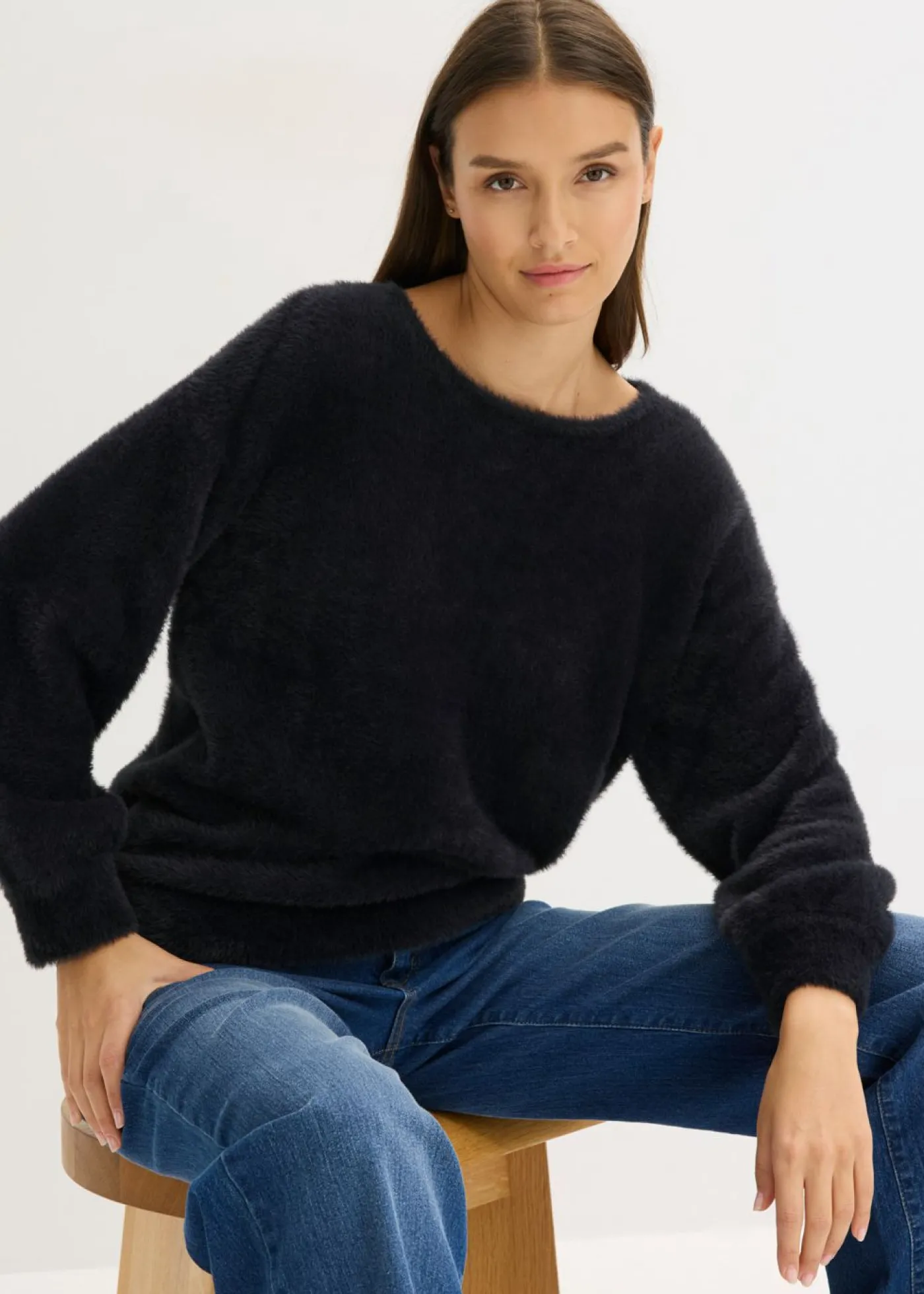 bonprix bonprix Jersey oversize Negro Best