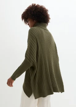 bonprix bonprix Jersey oversize Verde oliva oscuro Hot