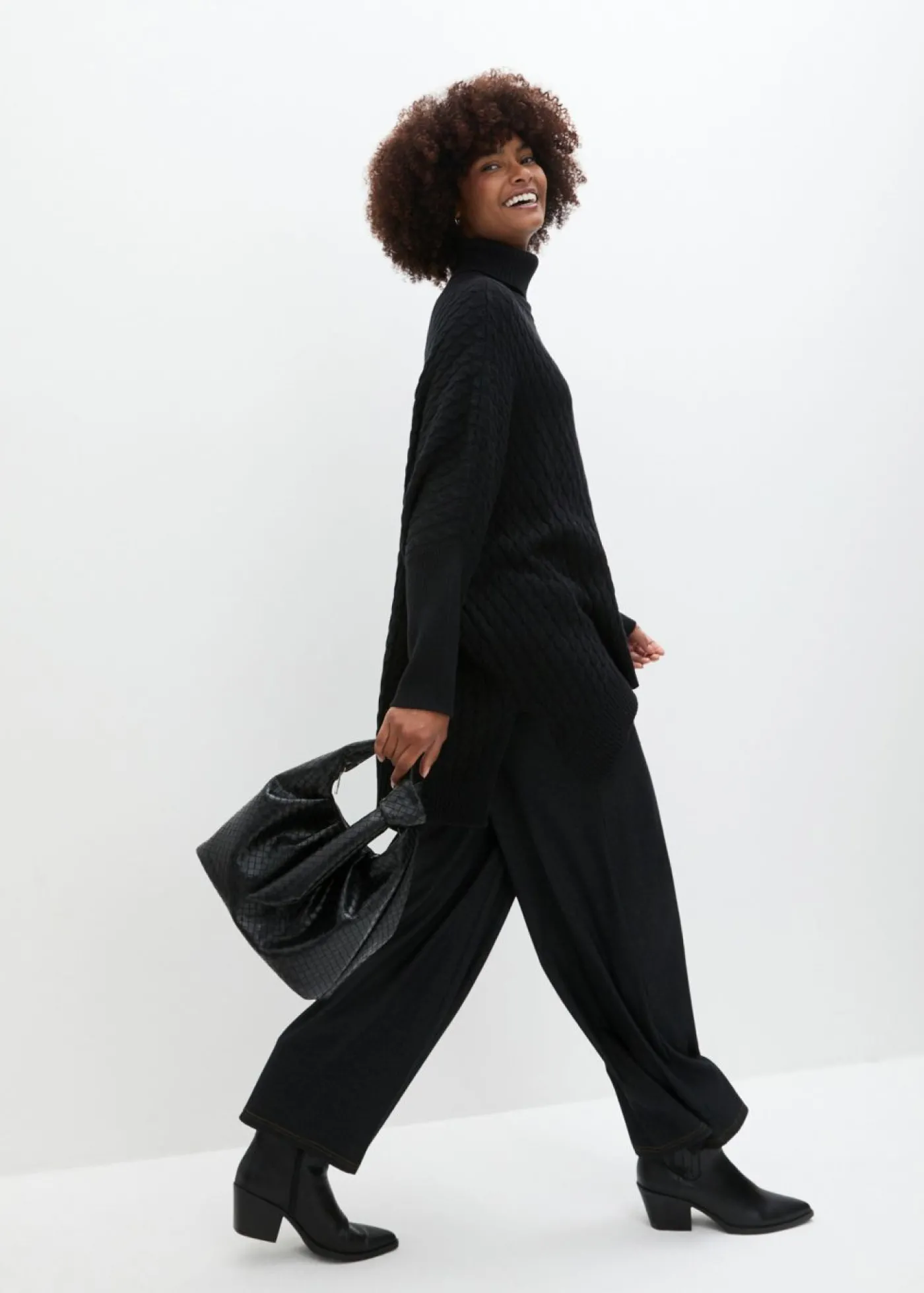 bonprix bonprix Jersey oversize Negro