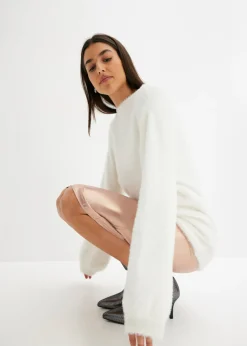 bonprix bonprix Jersey oversize Blanco lana Outlet