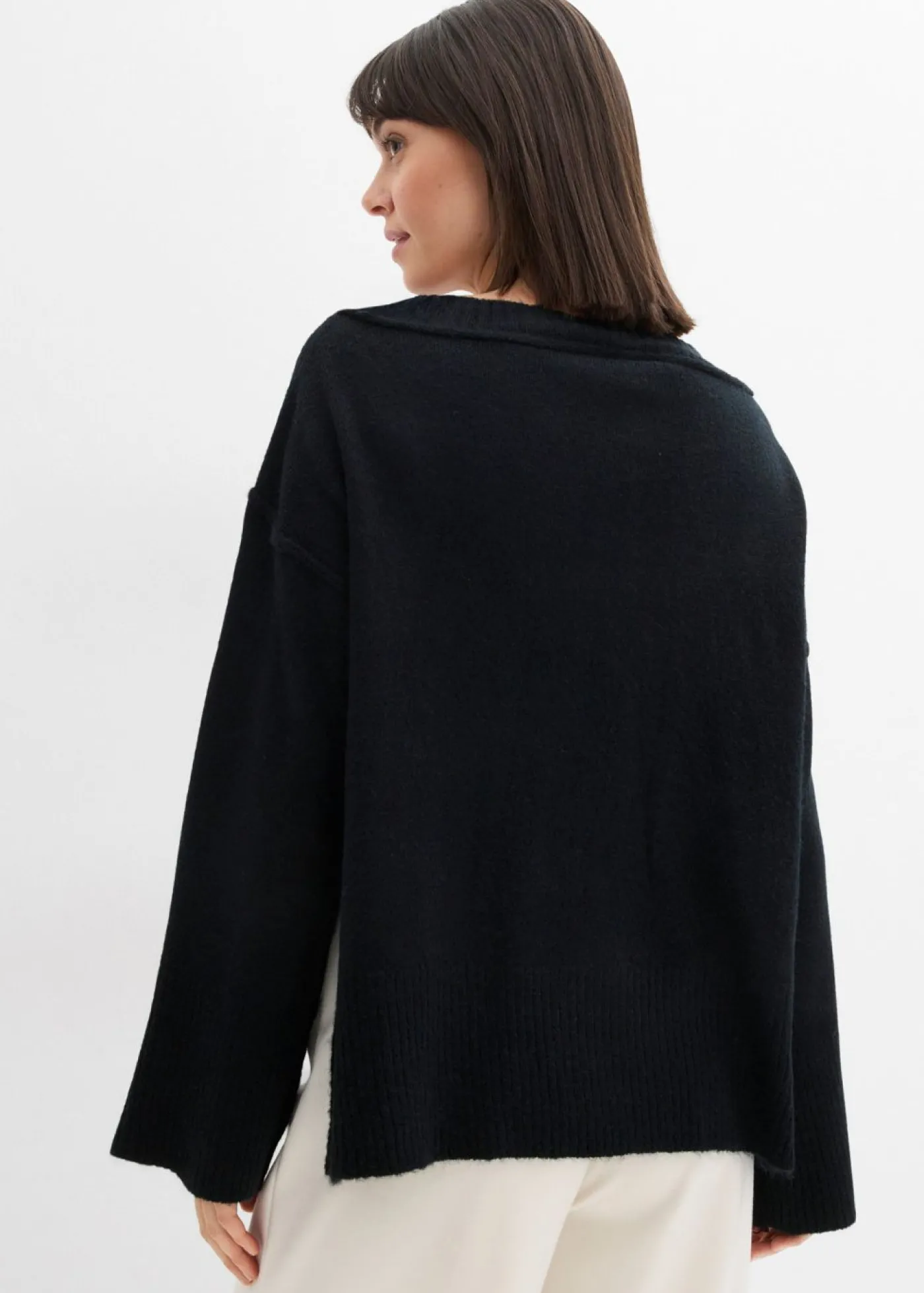 bonprix bonprix Jersey oversize Negro Sale