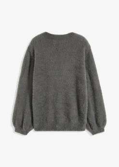 bonprix bonprix Jersey oversize Gris ahumado Clearance