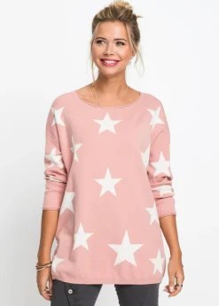 bonprix bonprix Jersey oversize rosa vintage-blanco Best