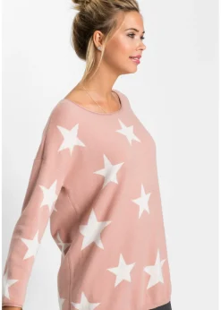 bonprix bonprix Jersey oversize rosa vintage-blanco Best
