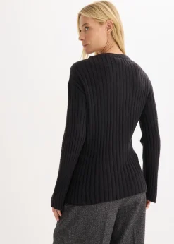 bonprix bonprix Jersey oversize Negro Clearance