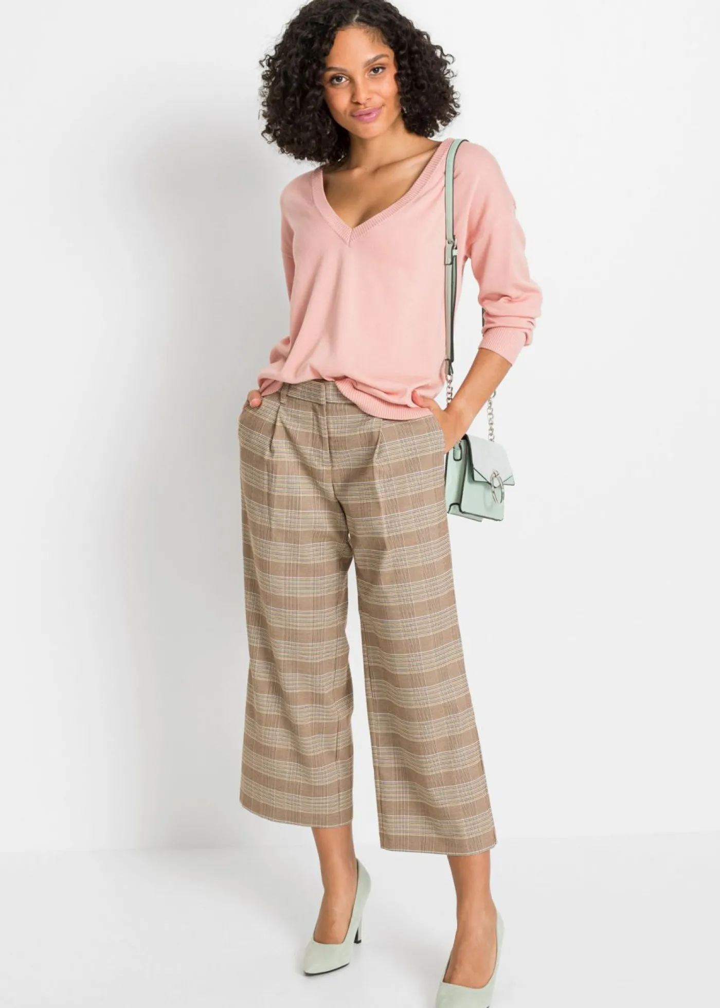 bonprix bonprix Jersey oversize de mezcla de viscosa Rosa vintage Best