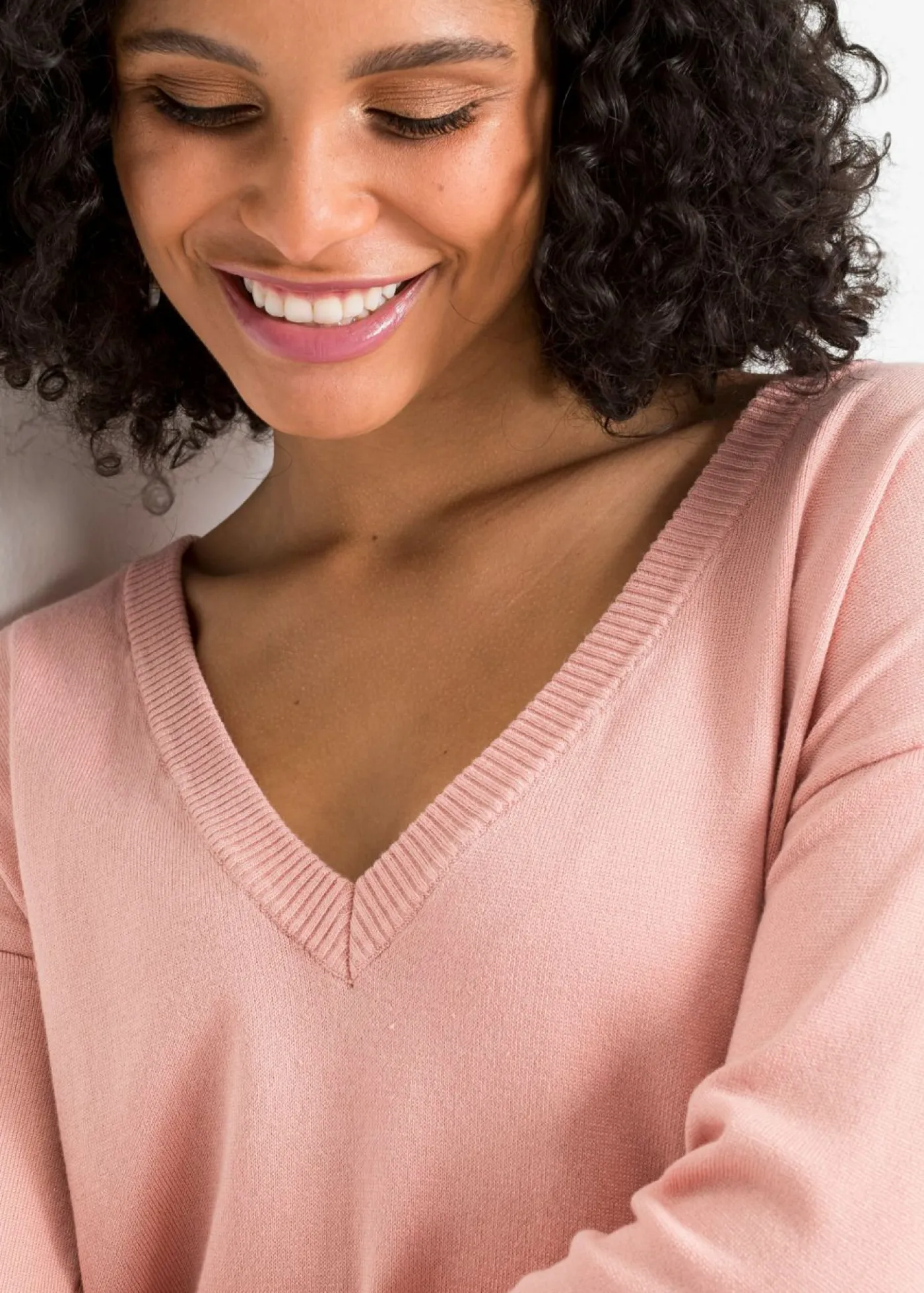 bonprix bonprix Jersey oversize de mezcla de viscosa Rosa vintage Best