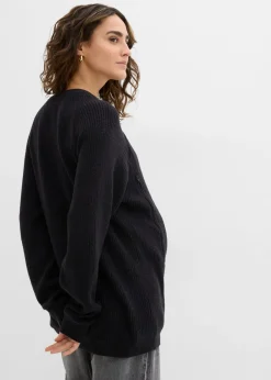 bonprix bonprix Jersey premamá con una discreta función de lactancia Negro Sale