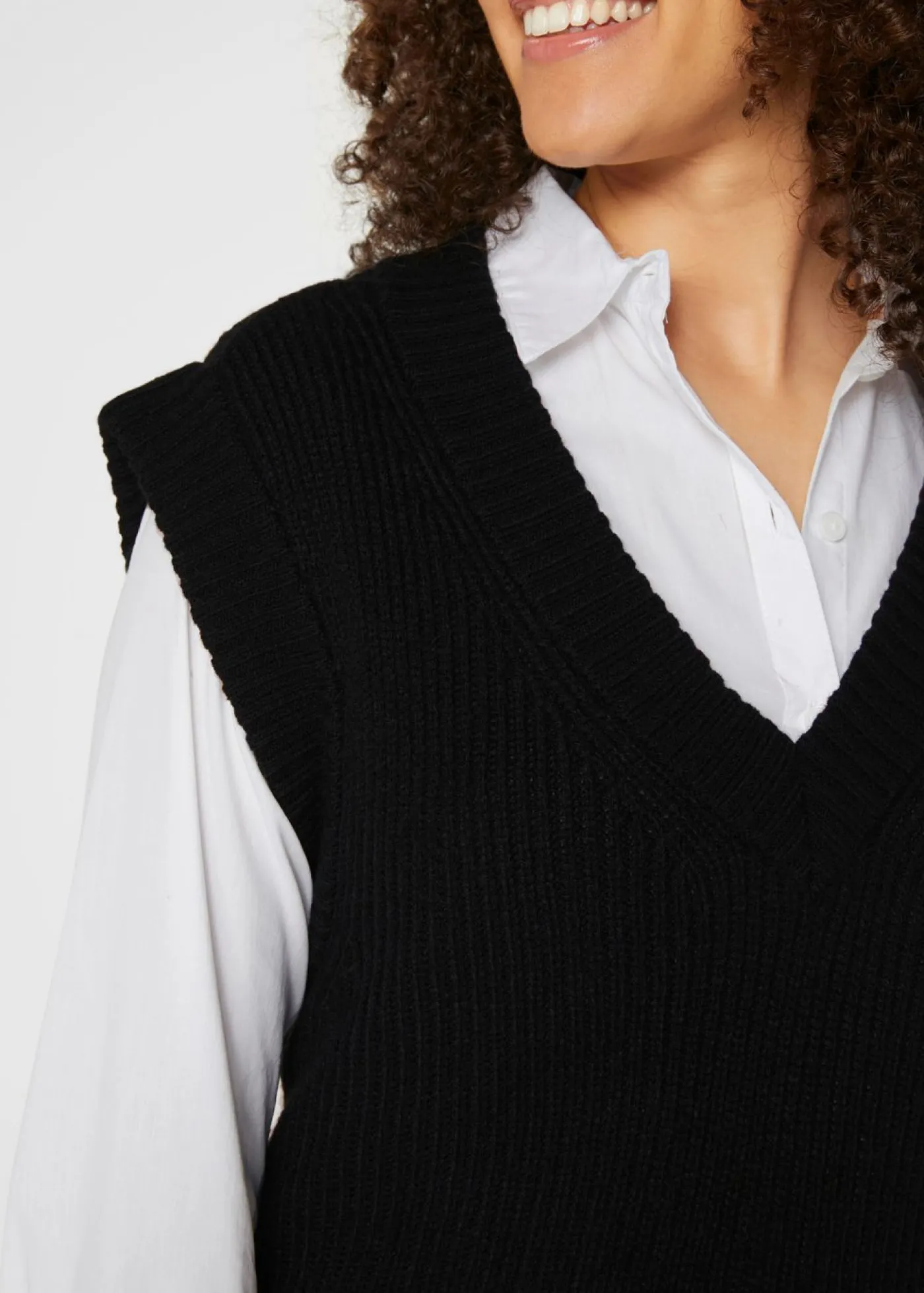 bonprix bonprix Jersey sin mangas Negro Best