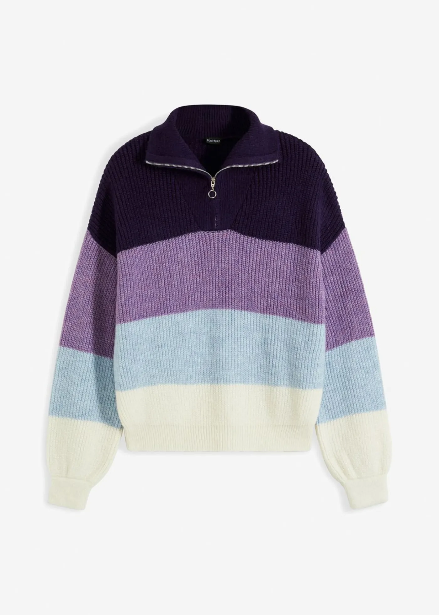 bonprix bonprix Jersey troyer Baya/violeta/lila claro/blanco con rayas Online
