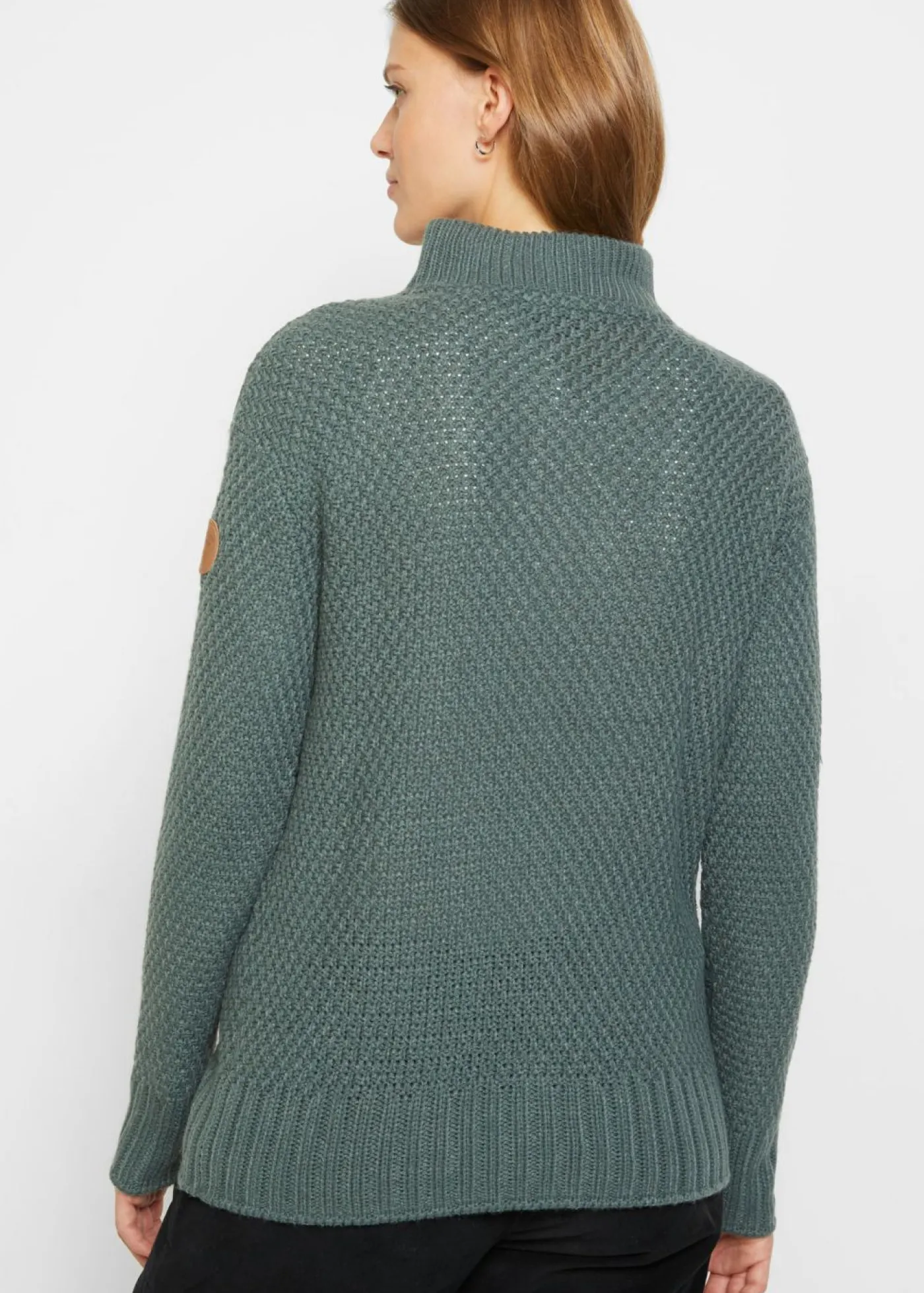 bonprix bonprix Jersey troyer con estructura Verde eucalipto Hot