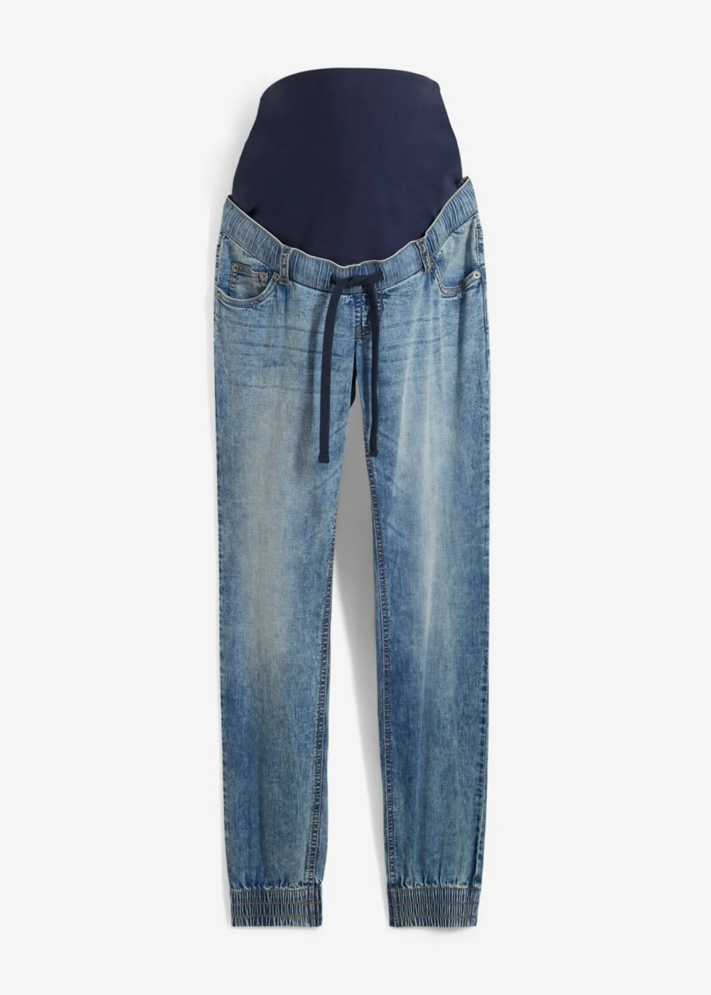 bonprix bonprix Jogger vaquero premamá de algodón orgánico Denim claro desgastado New