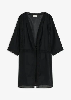 bonprix bonprix Kimono de playa Negro Online