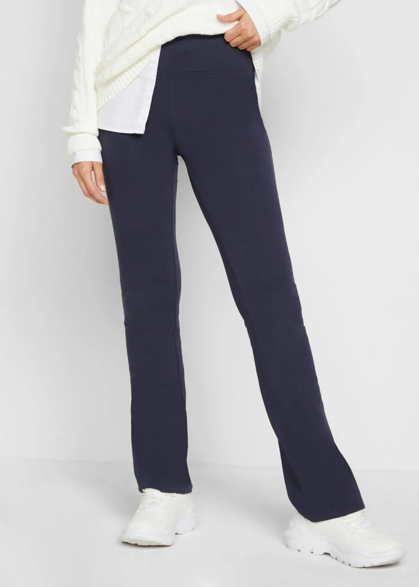 bonprix bonprix Leggings acampanados Azul marino Hot
