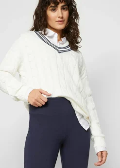 bonprix bonprix Leggings acampanados Azul marino Hot