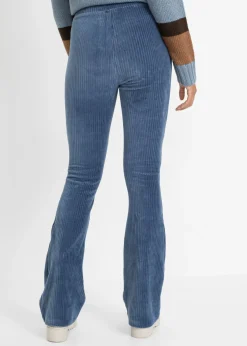 bonprix bonprix Leggings acampanados con aspecto de pana índigo Hot
