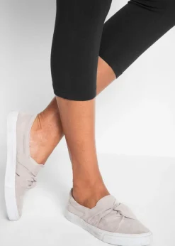 bonprix bonprix Leggings capri de corte ajustado (2 unidades) Negro Outlet