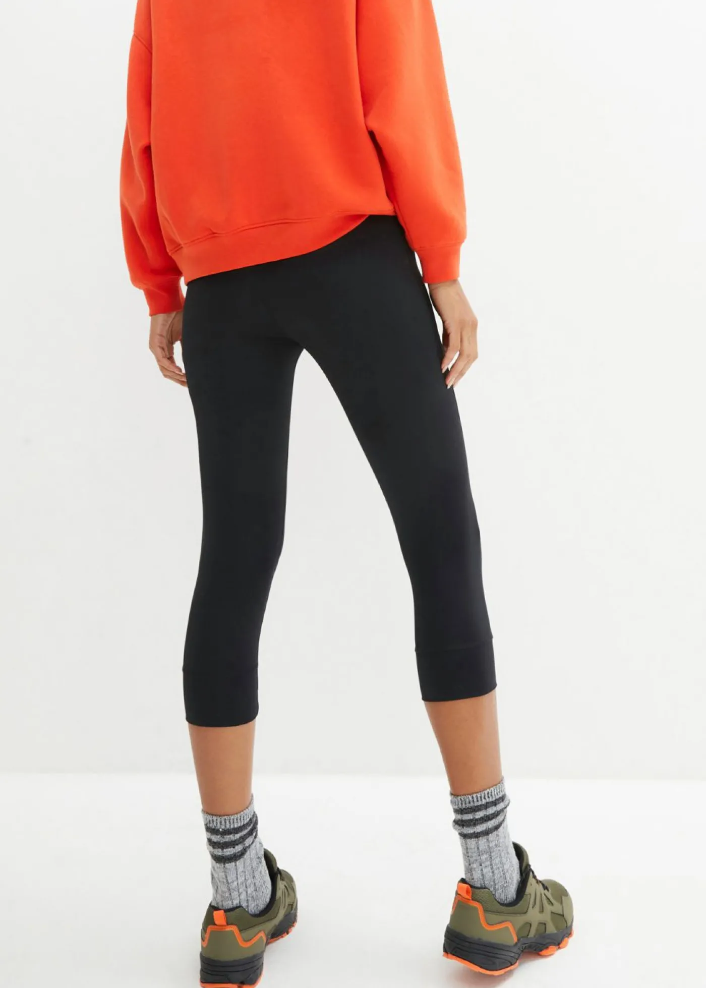 bonprix bonprix Leggings capri, de secado rápido Negro New