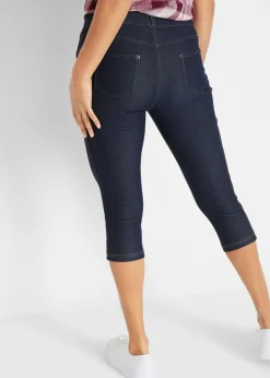 bonprix bonprix Leggings capri efecto vaquero Azul Sale