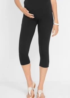 bonprix bonprix Leggings capri premamá (2 unidades) Negro-negro Hot