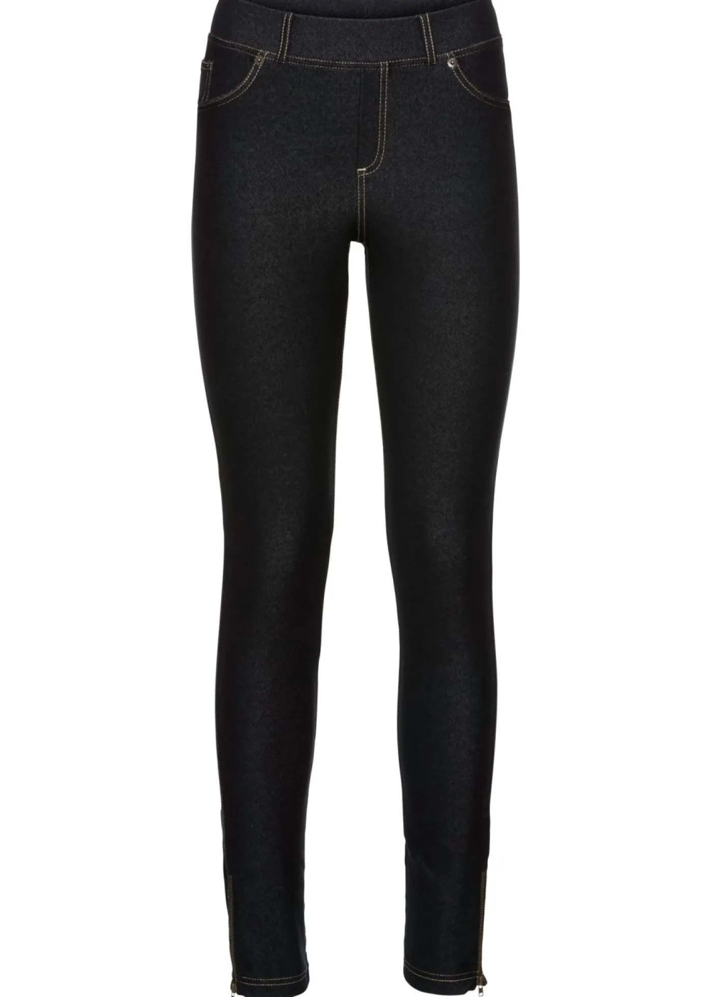 bonprix bonprix Leggings con aspecto de vaquero Negro denim Outlet