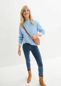bonprix bonprix Leggings con aspecto de vaquero Azul Sale