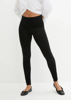 bonprix bonprix Leggings con cintura cómoda y ancha Negro Discount