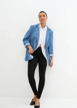 bonprix bonprix Leggings con cintura cómoda y ancha Negro Discount