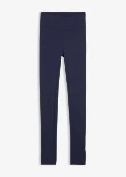bonprix bonprix Leggings con costura rasgada Azul marino New