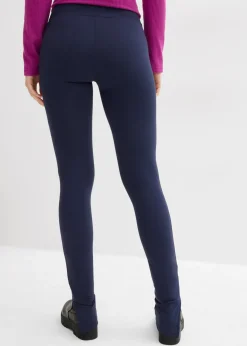 bonprix bonprix Leggings con costura rasgada Azul marino New