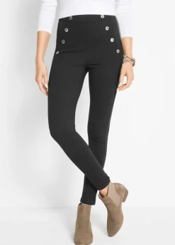 bonprix bonprix Leggings de cómodo Punto di Roma Negro Best