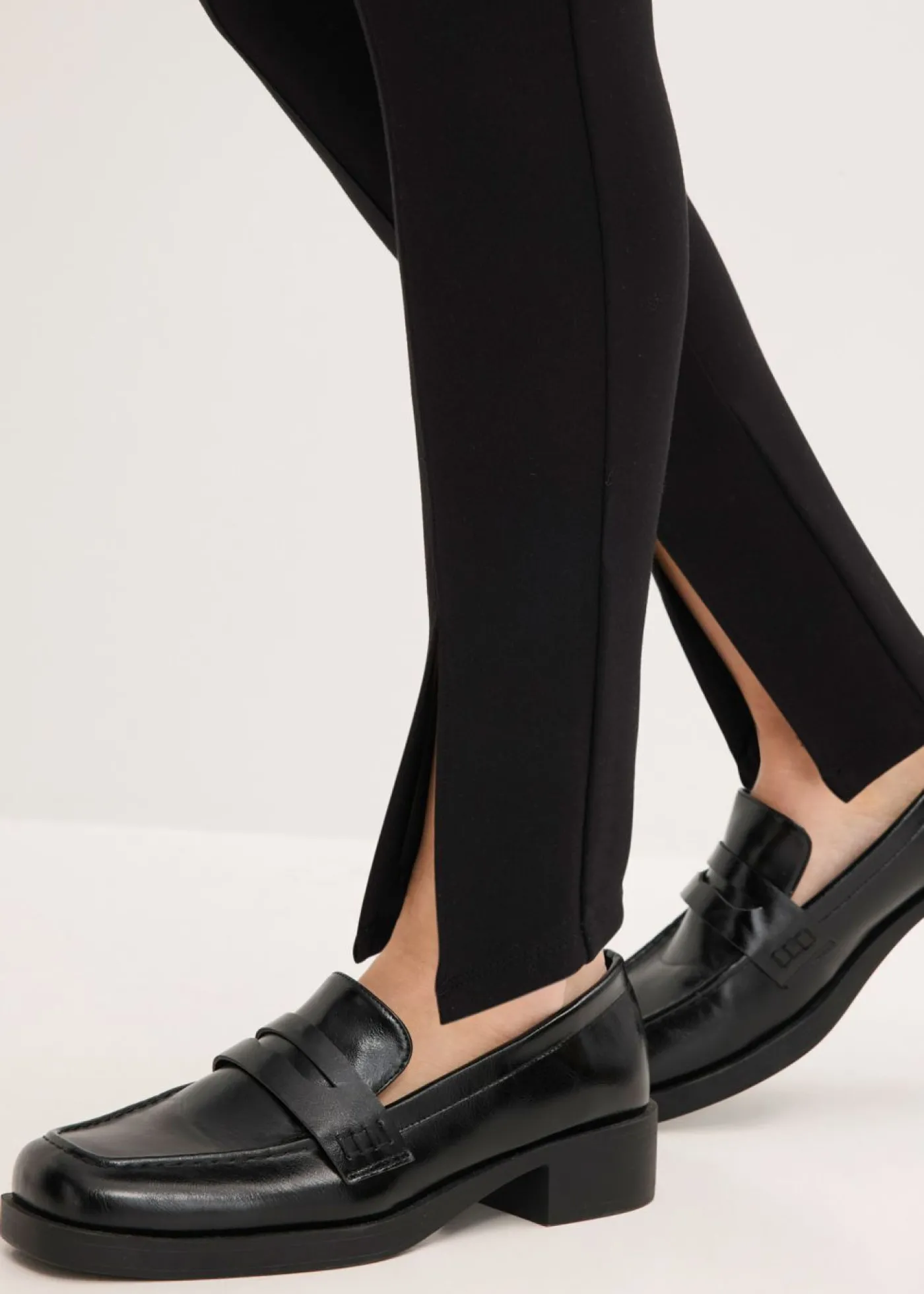 bonprix bonprix Leggings de cómodo Punto di Roma Negro Sale