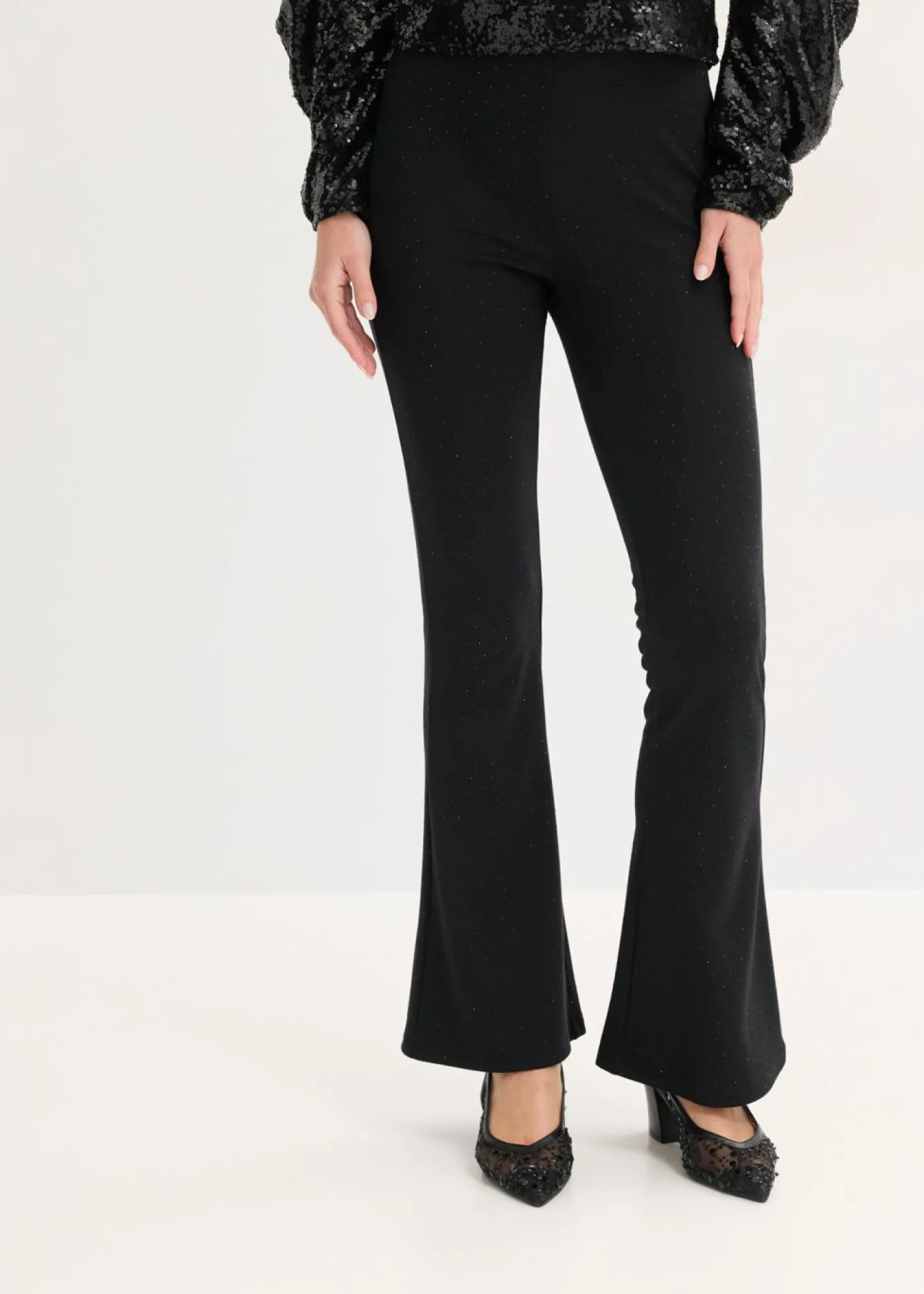 bonprix bonprix Leggings de cómodo Punto di Roma Negro Best
