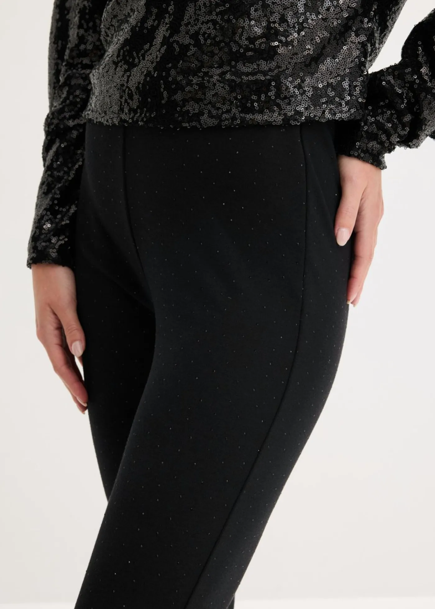 bonprix bonprix Leggings de cómodo Punto di Roma Negro Best