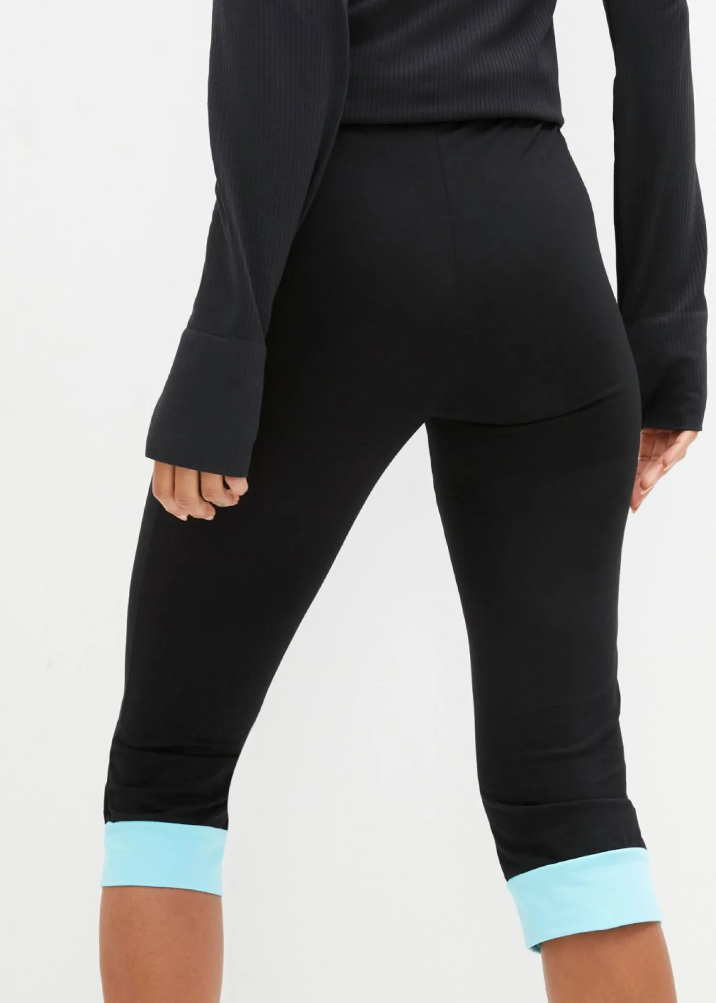bonprix bonprix Leggings deportivos capri Negro Sale
