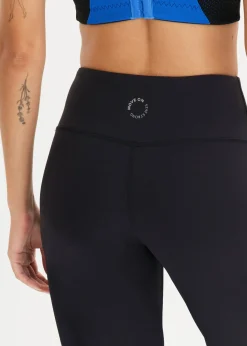 bonprix bonprix Leggings deportivos cómodos con pernera recta y material de secado rápido Negro Sale