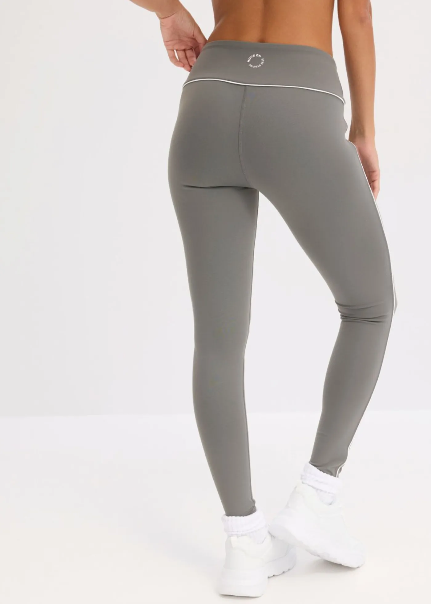 bonprix bonprix Leggings deportivos de algodón resistente granito Hot